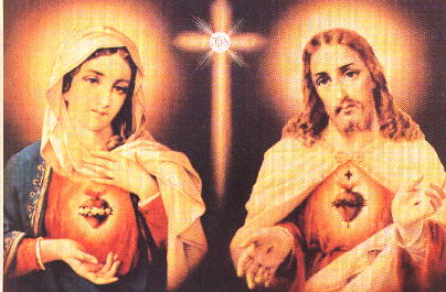 Herzen Jesu und Maria