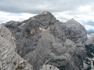Fanesgebiet Südtirol - Blick zur Tofana de Roces