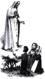 Maria erscheint in Fatima